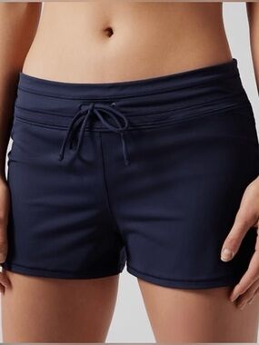 Athleta NWT Lahaina Navy Swim Shorts Size XS